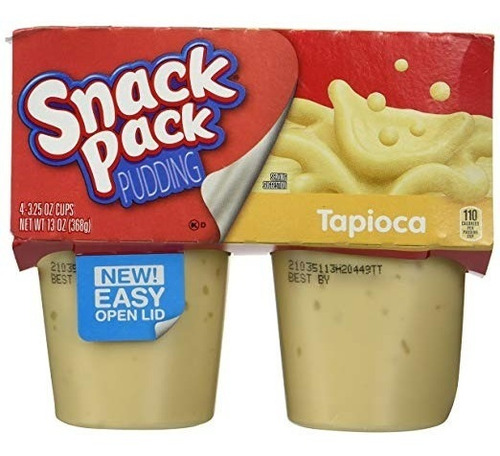 Snack Pack Tapioca Pudding 4 Pk