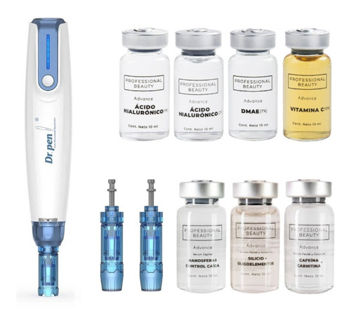 Dermapen Dr Pen A9 - Inalámbrico + 7 Activos + 2 Agujas