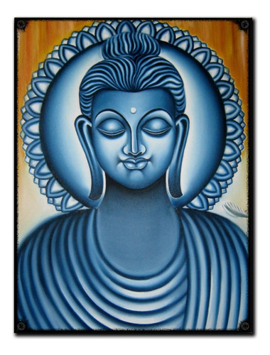 #141 - Cuadro Vintage 30 X 40 - Budha - Yoga - No Chapa