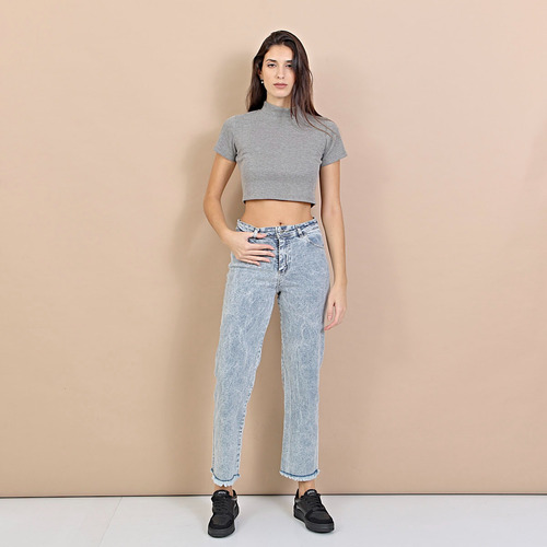 Pantalon Jean Mom Para Mujer - Soluna Moda Todos Los Talles