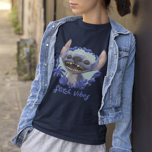Playera Stitch Vibes Live Action Disney