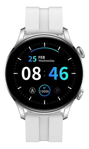 Smart Watch Hyundai P280 Ip67 Bluetooth 37 Modos Deportes Color Blanco Color De La Caja Plateado Color De La Malla Blanco