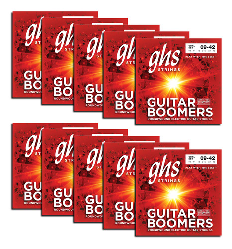 Ghs Strings Boomers Cuerda Para Guitarra Electrica Niquelada