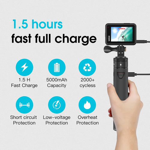 Smatree Stick Cargador Para Dji Pocket 3, Dji Osmo Action...