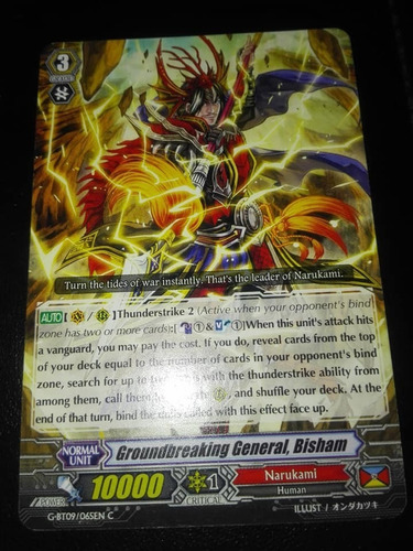 Groundbreaking General, Bisham - Divine Drago-carta Vanguard