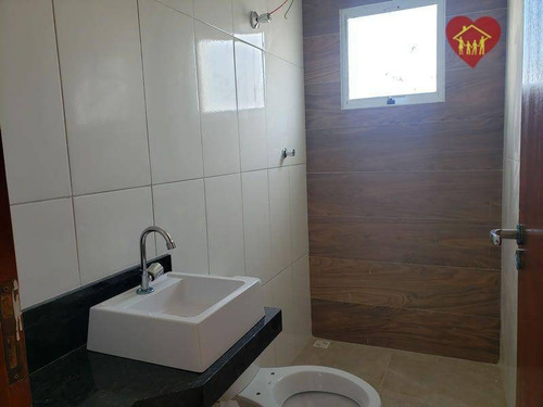Imagem 8 de 8 de Casa Nova Lado Praia Com Churrasqueira No Bal. Tupy Em Itanhaém. - Ca1025