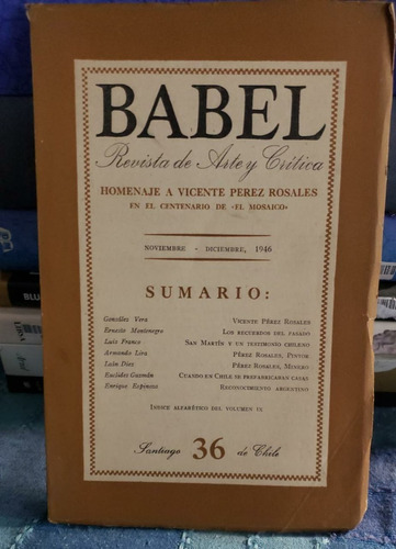 Revista Babel N° 33 - 1946