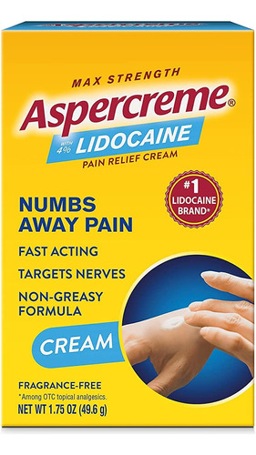 Aspercreme - Crema Con Lidocaína, Crema AnaLGésica De Máxima