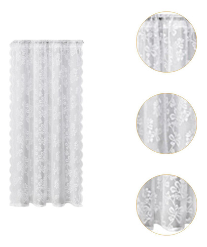 Cortina Floral De Encaje Cortina Decoración 150x200cm