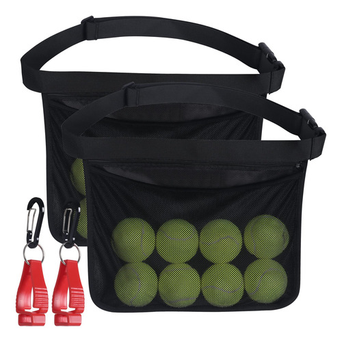 Tenedor Pickleball Wasit Pouch: 2 Unids Tennis Band Gancho