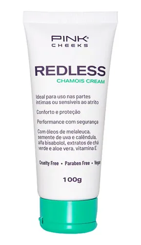 Pink Cheeks Redless Chamois Creme Anti Assaduras Atrito 100g Tipo...