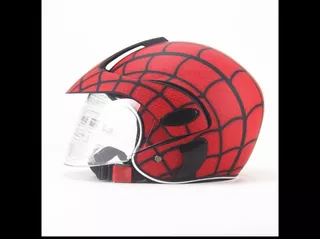 Casco De Motocicleta Para Niños De 3 A 9 Años, Spiderman