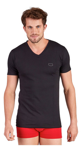 Oggi Jeans - Playera Cuello V Underwear Negro 3pack