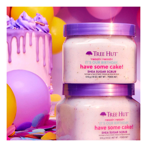Esfoliante Corporal Tree Hut Birthday Cake 510g