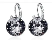 Comprar Caravanas Swarovski En Dos Colores.ver Fotos.