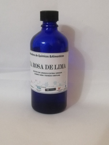 Aceite De Linaza Extra Virgen,  1 Litro