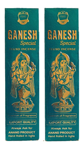 2 Pzas Incienso Anand Ganesh Special