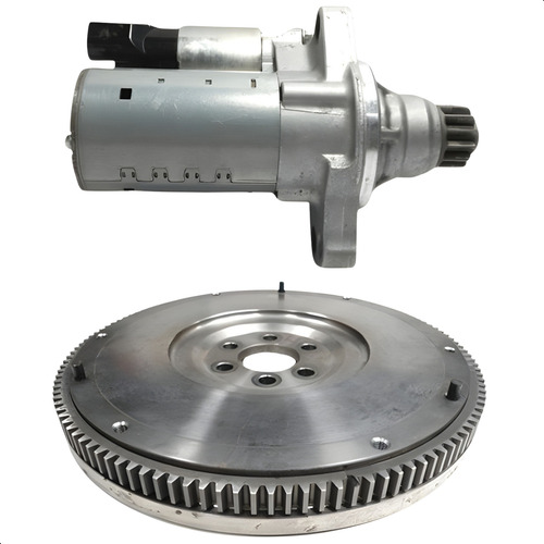 Kit Motor Arranque C/ Cremalheira Vw Gol 1.0 3cc 2017 A 2023