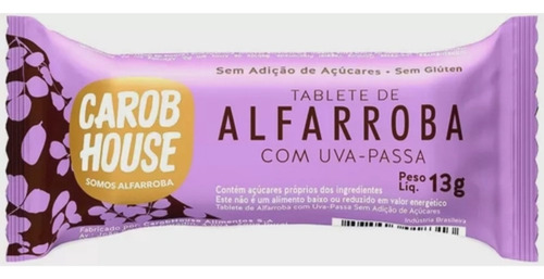 Alfarroba Com Uva Passa - Display 16x13g