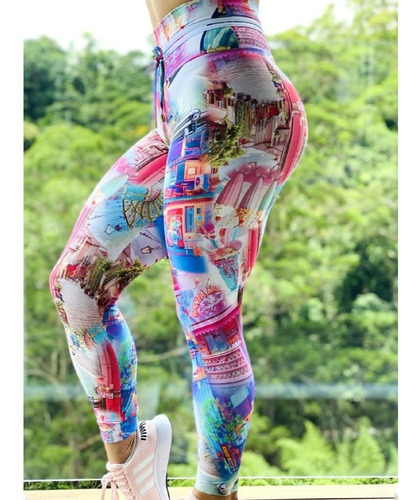 Imagem 4 de 5 de Calça Para Academia E Ginástica Legging Empina Bumbum 913