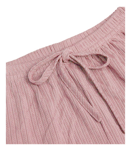 Conjunto De Pijama De 3 Piezas Dama Suave De Algodón
