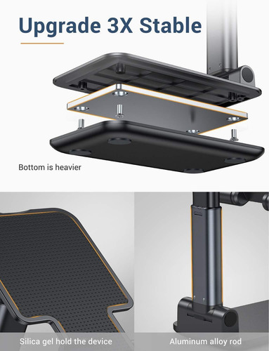 Suporte Para Telefone Móvel Suporte Para iPhone iPad Preto