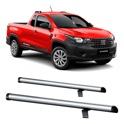 Extensão Corrimão Fiat Strada 2021 Santo Antonio Cromado