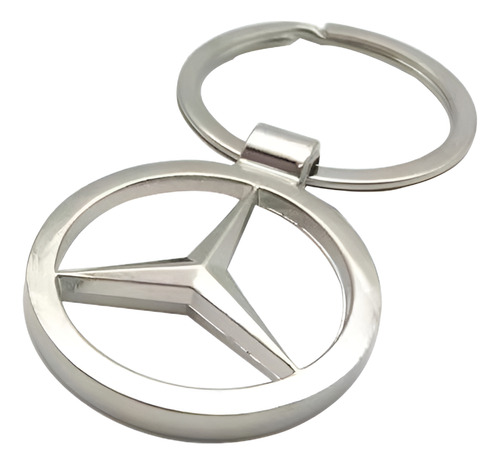 Chaveiro Mercedes Benz Logo Gancho Cromado - Classe A C Gla