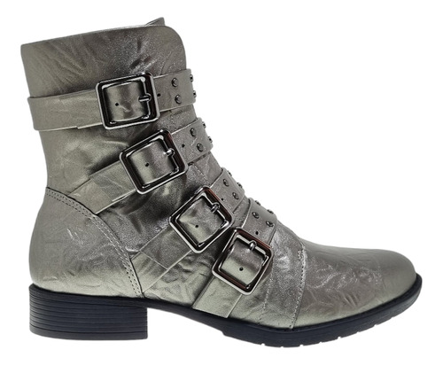 Botas Piccadilly Mujer Bajas Borcegos Hebillas 653006 Casual