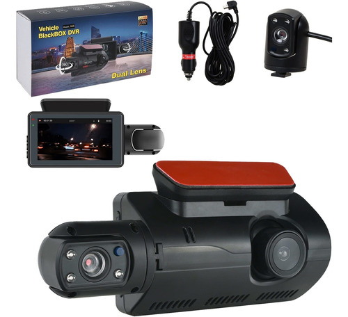 Camara Tablero Para Automovil Fhd 1080p Frontal E Interior G