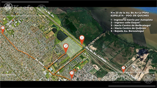 Nuevo Quilmes 2 - Lotes En Venta, Bajada Directa De Autopista. Apto Blanqueo