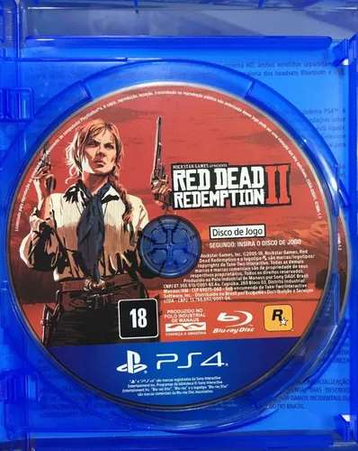 Jogo Red Dead Redemption 2 - Ps4 Mídia Física - Loja Cyber Z