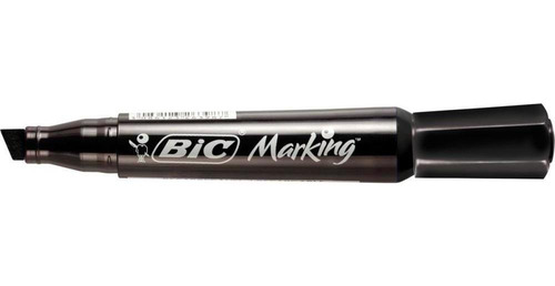 Pincel Marcador Permanente Marking Recarregavel Preto
