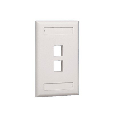 Nk2feiy Placa De Pared Vertical, Salida Para 2 Puertos, Con