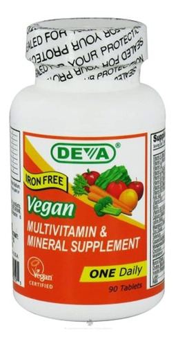 Deva Vegan Vitamins Diario Multivitamin Hierro Última Interv