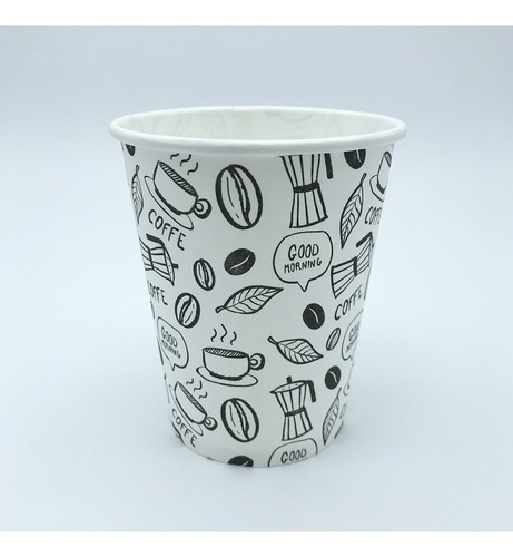 Vaso De Carton 8oz*100unida