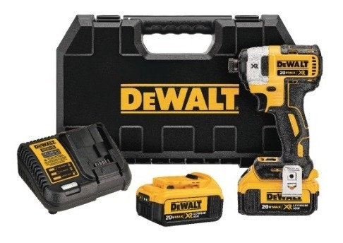 Parafusadeira De Impacto 1/4  Dewalt Dcf887m2-b2 220v 