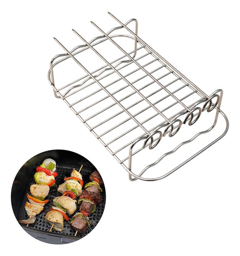 Air Fryer Rack Aço Inoxidável Torrefação Cozinheira