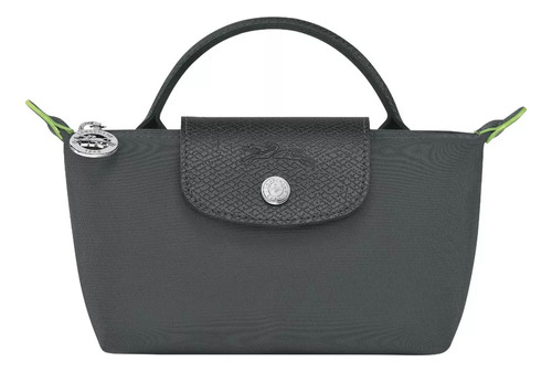 Minibolso Longchamp Le Pliage Original Con Asa, Color Bosque