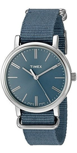 Reloj Timex Tw2p88700 Originals Tonal Blue Nylon Slip-thru S