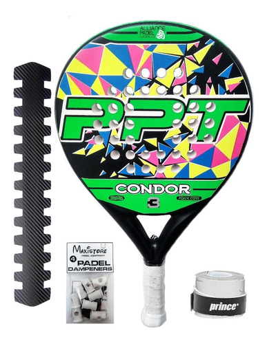 Paleta Padel Para Todos Condor 3 Foam + Protector Y Grip