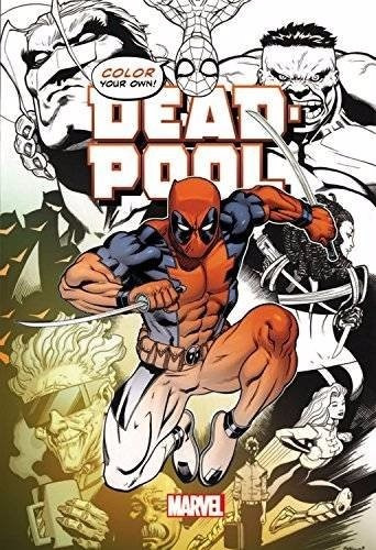 Libro - Color Your Own Deadpool Marvel Comics Para Colorear