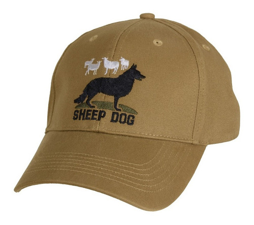 Sheep Dog Gorra Visera C/ Emblema De Perro Ovejero Bordado