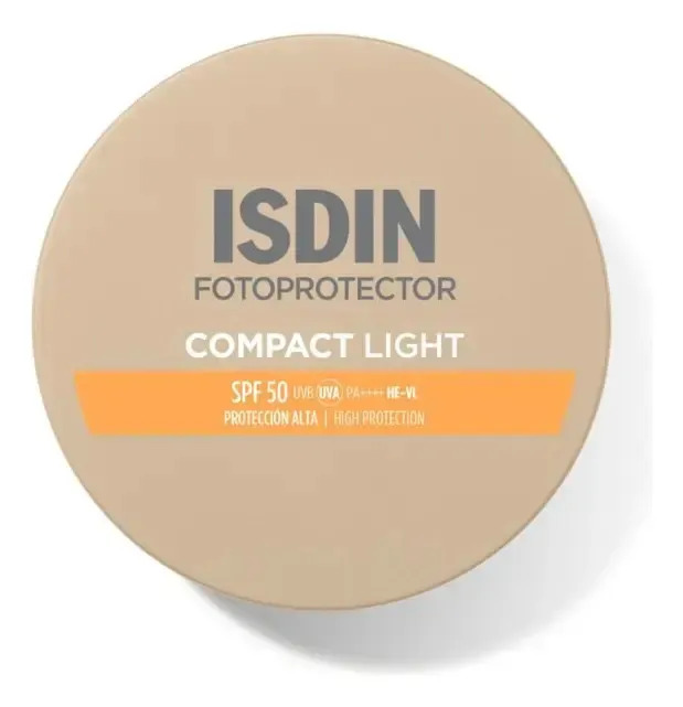 Fotoprotector Isdin Compact Light Spf 50 Proteccion Alta 10g