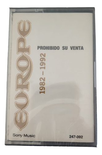 Cassette Europe 1982 - 1992 Sellado Nuevo Supercultura 