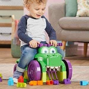 Mega Bloks Motococodrilo Cocodrilo Montable Come Bloques