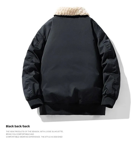 Chaqueta De Algodón De Invierno Con Cuello De Terciopelo De