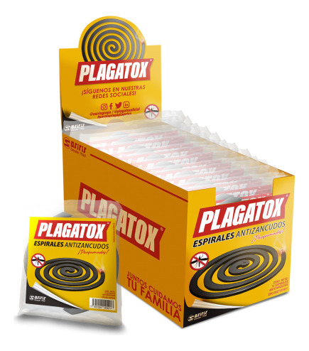 Plagatox Espirales Original Insecticida Zancudo Mosquito 14u