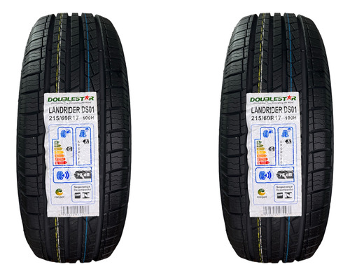 Kit 2 Pneus 215/60r17 100h Doublestar Landrider Ds01 Aro 17 Índice De Velocidade H