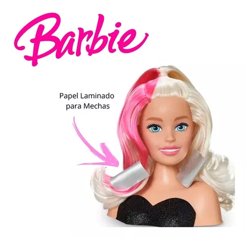 Barbie Busto Com Maquiagem E Acessórios Para Fazer Penteado